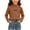 Coffee, variant on Hurxie Girls Half Turtleneck Long Sleeve Knit Slim Sweater Pullover Tops 9-10 Years