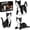 3 in 1 Tuxedo Cat Mini Building Blocks Set, variant on 3 in 1 Hound Dog Mini Building Blocks Set, 1032 PCS Micro Building Kit for Adults & Teens, Small Brick Animal Model, Desk Decor Display Gift
