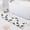 Black White Rabbits and Stars, variant on Haosy Colorful Embroidered Flower Bathroom Rugs Non Slip Absorbent Soft Plush Quick Dry Bath Mat, 39"x20"