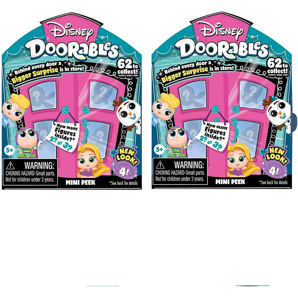 Doorables Disney Mini-Peek Pack Series 4, Ages 5+ (2Pack) - Walmart.com - Walmart.com