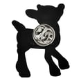 thumbnail image 2 of PinMart's Christmas Classic Reindeer Festive Holiday Lapel Pin, 2 of 3
