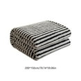 thumbnail image 3 of Throw Blanket, 59x79 Soft Cozy Striped Throw Blankets for Couch, Sofa, Bed, Travel, Lightweight Fluffy Warm Plush Decorative Blankets for Women, Men,Kids Gift, 3 of 6