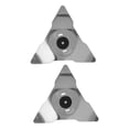 thumbnail image 2 of Cuchilla triangular para cortacésped robótico, cuchillas de corte de acero inoxidable para cortacésped RC TC MC RS, 2 uds., 2 of 10
