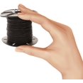 thumbnail image 5 of The Beadsmith Leather Cord – Black – .5mm Spool – 100 Yards/91.44 Meters – Indian Leather Thong Ideal for Braiding, Beading, Necklaces, Fine Lacing, Hair Accessories & DIY Jewelry Making, 5 of 8