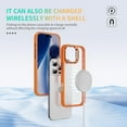 thumbnail image 7 of for iPhone 11 Pro Case Clear Shockproof Anti-Scratch Cover Protect Camera Lens iPhone 11 Pro Phone Case with Ring Stand Slim Orange Rugged Heavy Duty Protection (Orange), 7 of 7