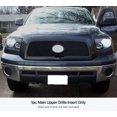thumbnail image 3 of APS Compatible with Toyota Tundra 2010-2013 with Logo Show Main Upper Stainless Steel Black Mesh Front Grill Grille Insert T76718H, 3 of 3