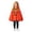 Orange, variant on Zylarhe Girls Halloween Cape Set Autumn Winter Print Hooded Cape Top Pants Two Piece Outfit Orange 3-6 Months
