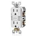 thumbnail image 3 of GFCI Outlet Leviton SmartLockPro, 15 A, 125 V, dúplex, blanco, paquete de 1, 3 of 3