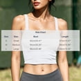 thumbnail image 4 of Wyongtao Womens Ribbed Knit Tank Tops Strap Solid Color Slim Fitted Crop Camisole Casual Trendy Sport Going Out Clothes (S, White), 4 of 7