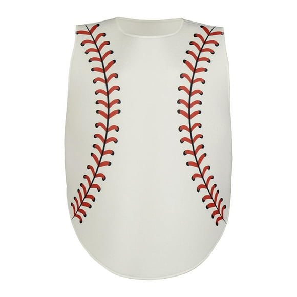 Disfraz de béisbol de Halloween Ropa única para actuaciones en el escenario durante las fiestas Talla M para adulto (69 cm x 83 cm)