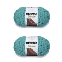 Bernat Blanket Light Teal Yarn - 2 Pack of 300g/10.5oz - Polyester - 6 Super Bulky - 220 Yards - Knitting/Crochet