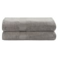 thumbnail image 2 of SAFAVIEH Plush Solid Bath Towel Set, 27" x 54", Grey, Set of 2, 2 of 7