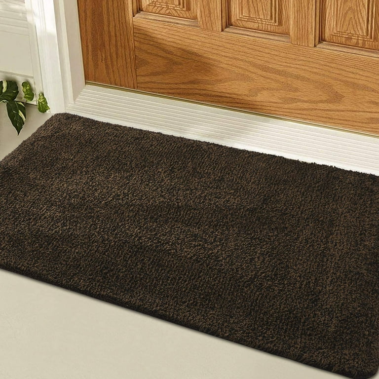 Delxo Door Mat Indoor ,24x36Absorbs Mud Doormat, Low-Profile
