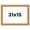 Bhutan, variant on 21x15 Frame Gold Real Wood Picture Frame Width 1.5 inches | Interior Frame Depth 0.5 inches |