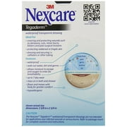 Nexcare Tegaderm Waterproof Transparent Dressing, Latex-Free, 8 ct