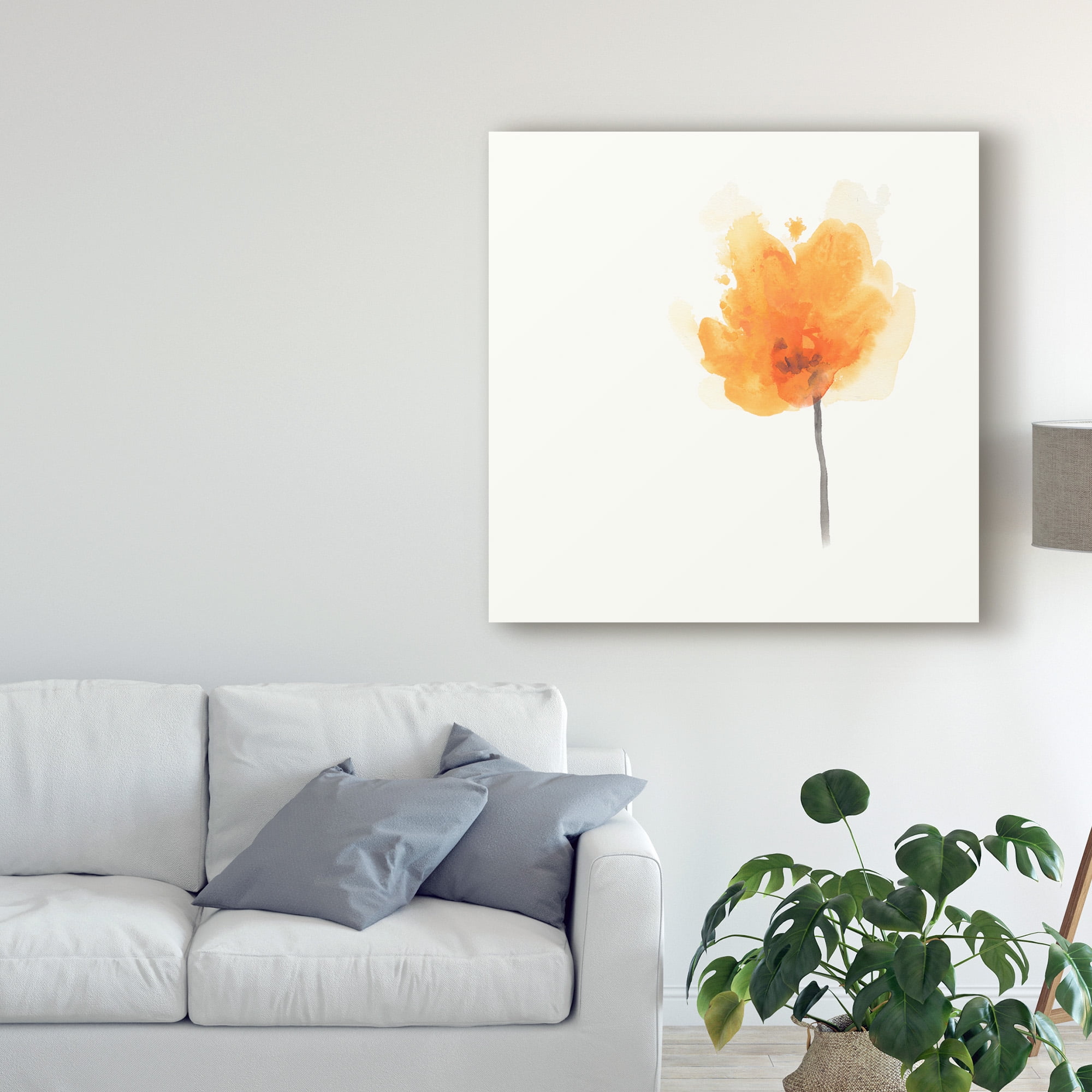 Trademark Fine Art 'Expressive Blooms IX' Canvas Art by June Erica Vess