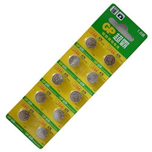 10 X Gp Ag13 6 Gpa76 Lr44 357 Sr44sw 1 5v Battery Walmart Com Walmart Com