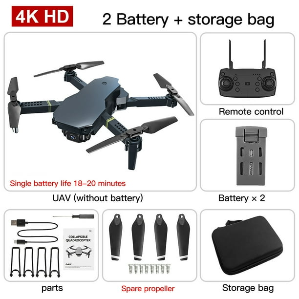 Fiudx Liquidación De Ahorros De Verano L702 Drone Plegable 4K Hd Fotografía Aérea Quadcopter Control Remoto Juguete