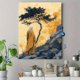 thumbnail image 4 of Qisvanset 12x16 Inch Elijah Juniper Tree Bible Canvas Wall Art, Angel Sketch Modern Religious Home Decor, 4 of 8