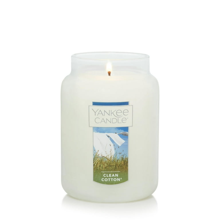 Yankee Candle Original Large Jar, Clean Cotton®, 22 oz - Walmart.com
