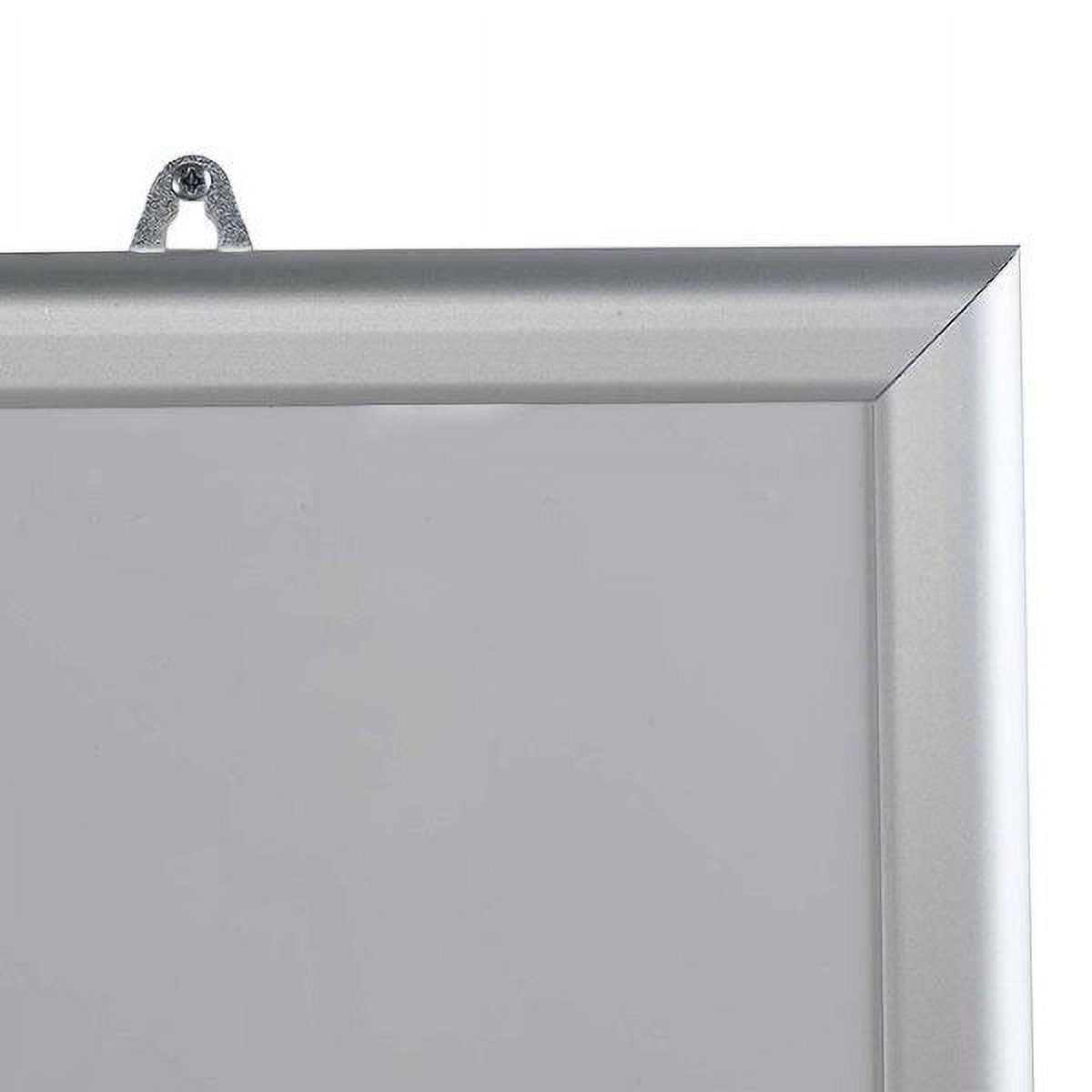 M&T Displays Dry Erase White Write Board, 18x24 Silver Frame