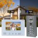 thumbnail image 4 of Monitor Video Doorbell Kit, Video Intercom System Kit Brillo Ajustable Resistente A La Intemperie Multifunción Con Golpe Eléctrico Para Villa Para Casa Para Oficina, 4 of 8