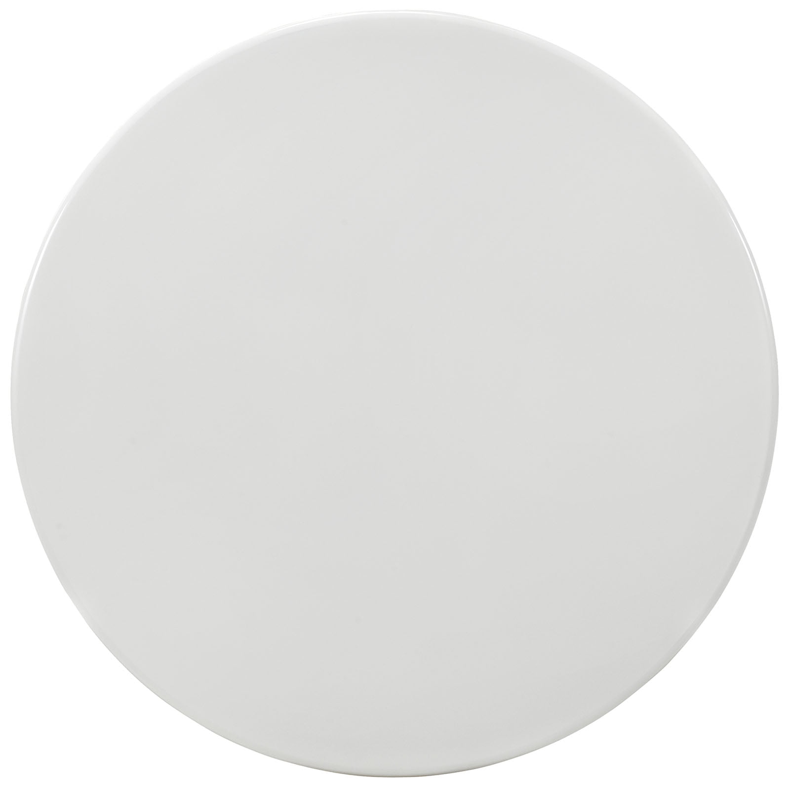 Modway Lippa 27.5" Round Modern Wood Top Dining Table in White