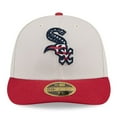 thumbnail image 2 of Men's New Era  Khaki/Red Chicago White Sox 2024 Fourth of July Low Profile 59FIFTY Fitted Hat, 2 of 6