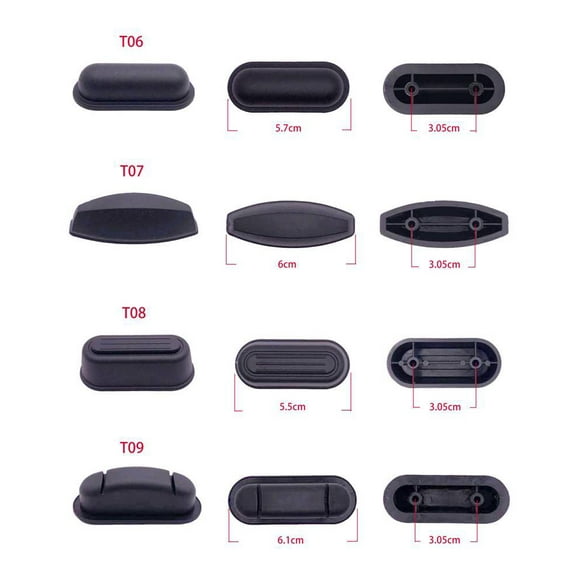 GUIYONG 20Pcs Luggage Side Feet Suitcase Bracket Foot Replacements Luggage Legs Anti-Slip Foot Nails Travel Case Foot Studs Stand Legs Diy