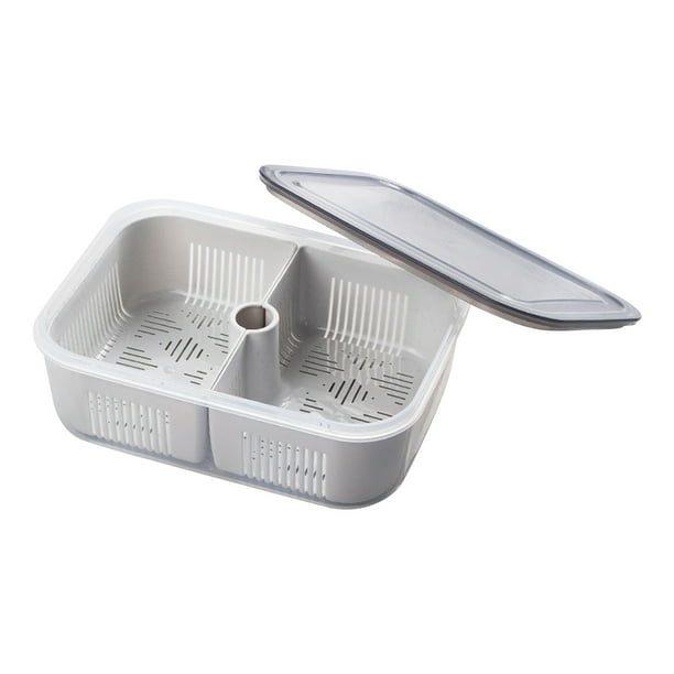 Recipientes para almacenar alimentos con tapa | Set hermético para organizar la cocina en la despensa y el refrigerador | Contenedores apilables de plástico transparente para alimentos secos,