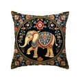 thumbnail image 2 of CaiYueKe Vintage Bohemian Elephants Series Pillow Cover Decorative Throw Pillowcase for Sofa Living Room Bedroom Home Decor Accent Cushion Polyester Fabric Soft Glossy Digital Print Modern Boho Chic, 2 of 7