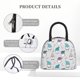 thumbnail image 4 of Fotbe cute winter Gnome Bolsa de Almuerzo con Estampado, Lonchera Aislada, Contenedor de Comida Reutilizable Tipo Cooler a Prueba de Fugas, 4 of 6