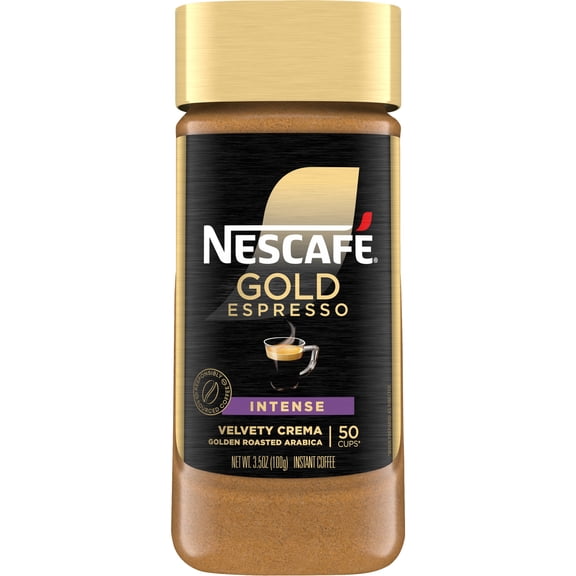 NESCAFÉ Gold Espresso Intense, Instant Coffee, 3.5 oz