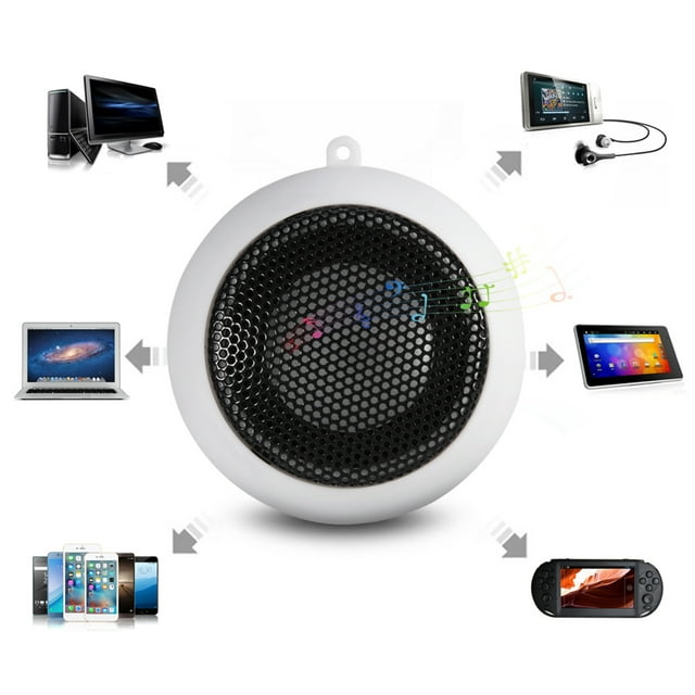 Portable Speaker, 3.5mm Mini Wired Speaker Portable For Travel For Outdoor