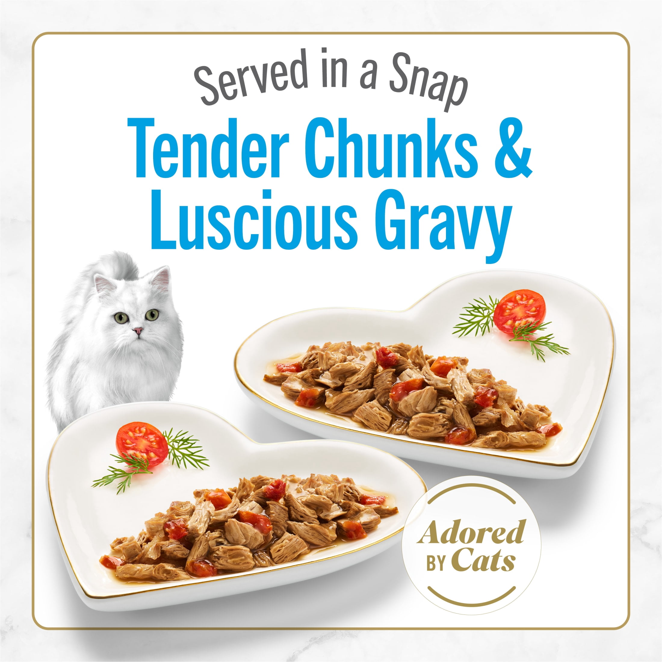 (6 pack) Purina Fancy Feast Petites Ocean Whitefish Entree With Tomato in Gravy Gourmet Wet Cat Food Pate