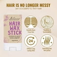 thumbnail image 4 of Hair Wax Stick Strong Hold Styling for Frizz Control & Flyaways Smoothing, Non-Greasy Hair Finishing Stick for All Hair Types, Scented Hair Care, 2.7 oz, 4 of 8