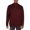 Red Plum, variant on Mens Button Mock Neck Sweater Red Plum 2XL