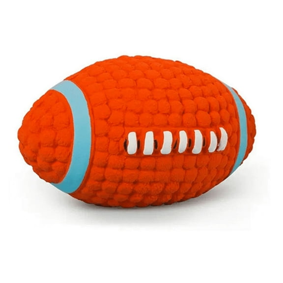 Pet Dog Toy Balls Squeak Puppy Toys Interesting Tennis Football Tooth Cleaning Toys for Dogs A