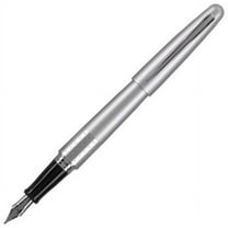 Pilot Metropolitan Fountain Pen - Silver - Dot - Medium Point
