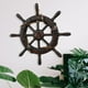thumbnail image 5 of Decoración de pared con timón de barco náutico retro, artesanía, decoración náutica mediterránea 34cm, 5 of 7