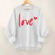 thumbnail image 2 of Tops de Manga Larga de las Mujeres Casual con Impresión de Moda, Sudadera de Cuello Redondo para Invierno Primavera Diaria, 2 of 3