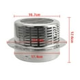 Stainless Steel Water Heater Chimney Cap Exterior Wall Air Outlet Pipe