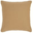 thumbnail image 4 of Safavieh Alaia 18" x 18" Glam Wool Decorative Pillows, Camel/Ivory, 4 of 4