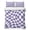Purple, variant on King Quilt Set 96''x106'', Black Orange Plaid Lightweight Summer Bedspread Coverlet Set with 2 Pillow Shams, Farmhouse Buffalo Check Gingham Breathable All Season Quilt Bedding for Bedroom/Guest Room
