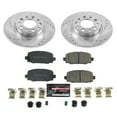 thumbnail image 3 of PowerStop Rear Z23 Evolution Sport Carbon-Fiber Ceramic Brake Pad and Drilled & Slotted Rotor Kit Fits: JEEP Select Models K7736, 3 of 10