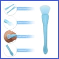 thumbnail image 3 of Vocoste  Face Mask Applicator Brushes Soft Silicone Blue 2 Pcs, 3 of 7
