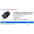 thumbnail image 2 of Air Intake Hose - Compatible with 2010 - 2011 Honda Accord Crosstour 3.5L V6, 2 of 2