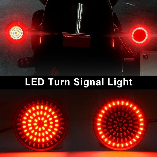 1157 LED Clignotants Inserts Lampe pour Softail Touring Dyna Sportter Red