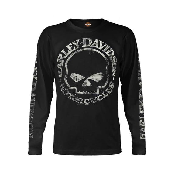 Men's Shirt, Hand Made Willie G Skull Long Sleeve 30294032