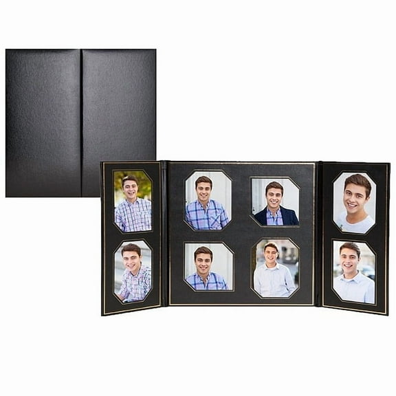 GLORY DAYS 8-opening 4x5 5x4 Black w Black Embossing by TAP - 4x5